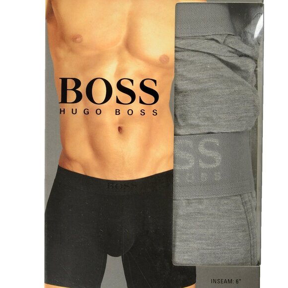 Hugo Boss Men's "2P BoxerBr" 2 Pack Stretch Boxer Shorts Underwear US 2XL IT 56 - Picture 1 of 2